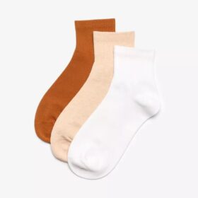 3 Pack Crew. Natural Combination Socks