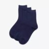 3 Pack Crew. Navy Socks
