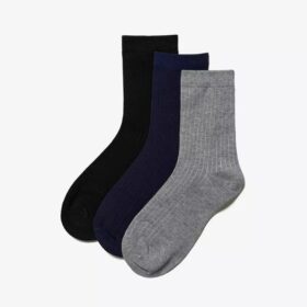 3 Pack Crew.Socks Black Multicolor