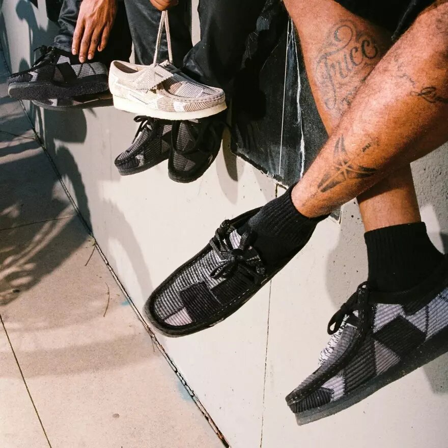 Aleali May X Wallabee Grey Combination Aleali May X Wallabee Grey Combination