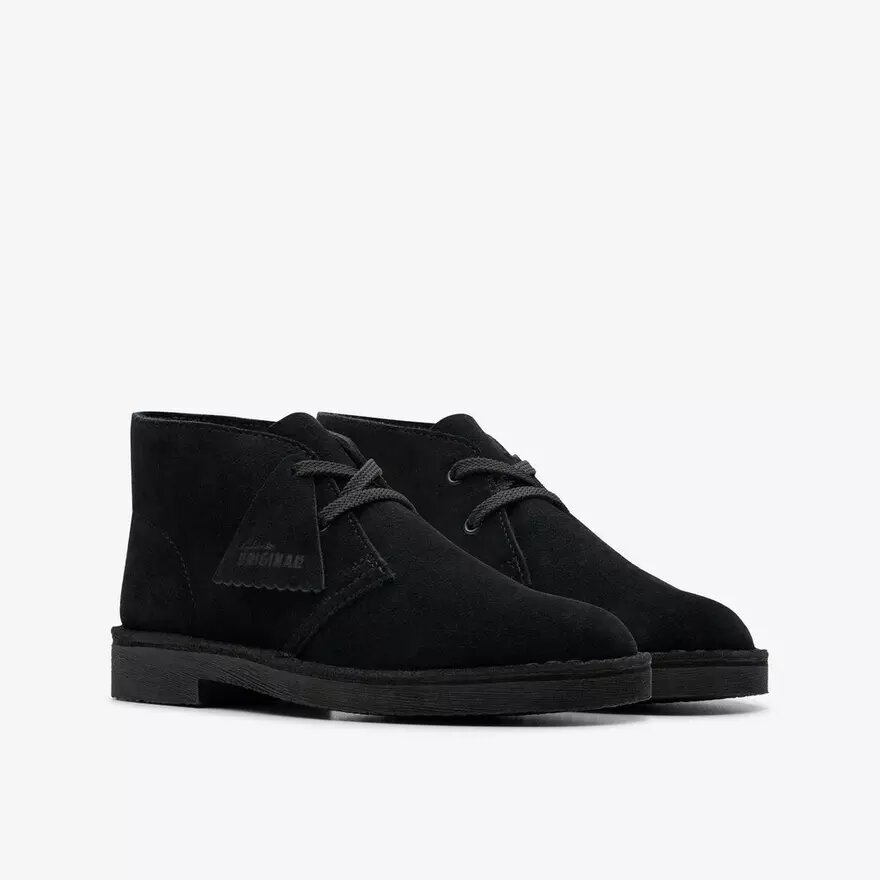 Boys Desert Boot Older Black Suede Ankle Boots Us Boys Desert Boot Older Black Suede Ankle Boots Us