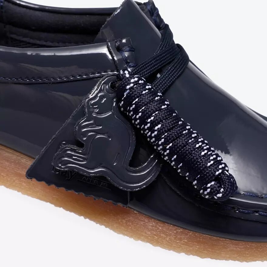 Boys Wallabee Big Kid Navy Patent Wallabees Boys Wallabee Big Kid Navy Patent Wallabees