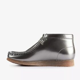 Boys Wallabee Boot Big Kid Silver Patent Wallabees