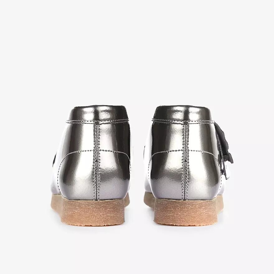 Boys Wallabee Boot Big Kid Silver Patent Wallabees Boys Wallabee Boot Big Kid Silver Patent Wallabees