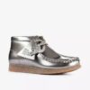 Boys Wallabee Boot Big Kid Silver Patent Wallabees Boys Wallabee Boot Big Kid Silver Patent Wallabees