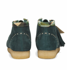 Clarks x END. Wallabee Boots “Artisan Craft – Green” 26172494