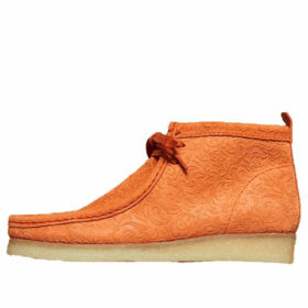 Clarks x END. Wallabee Boots “Orange Floral” 26163420