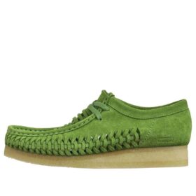 Clarks x Supreme Woven Wallabee “Green” 26160848