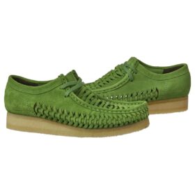 Clarks x Supreme Woven Wallabee “Green” 26160848