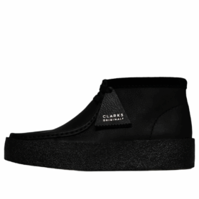 Clarks x Vandy The Pink Skeleton Wallabee V2 Leather Patent “Black” 26163169