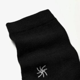 Cloud Steppers 3 Pack Crew. Black Socks