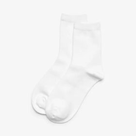 Crew White Socks