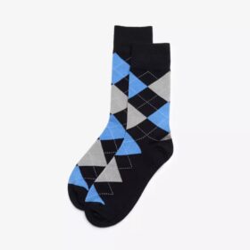 Interest Crew Navy Socks