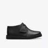 Kids Desert Trek Older Black Leather Desert Boot Kids Desert Trek Older Black Leather Desert Boot