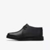 Kids Desert Trek Older Black Leather Desert Boot Kids Desert Trek Older Black Leather Desert Boot