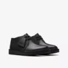 Kids Desert Trek Older Black Leather Desert Boot Kids Desert Trek Older Black Leather Desert Boot
