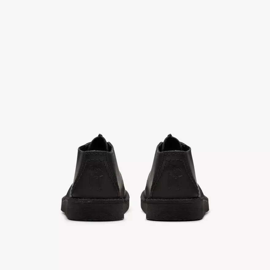 Kids Desert Trek Older Black Leather Desert Boot Kids Desert Trek Older Black Leather Desert Boot