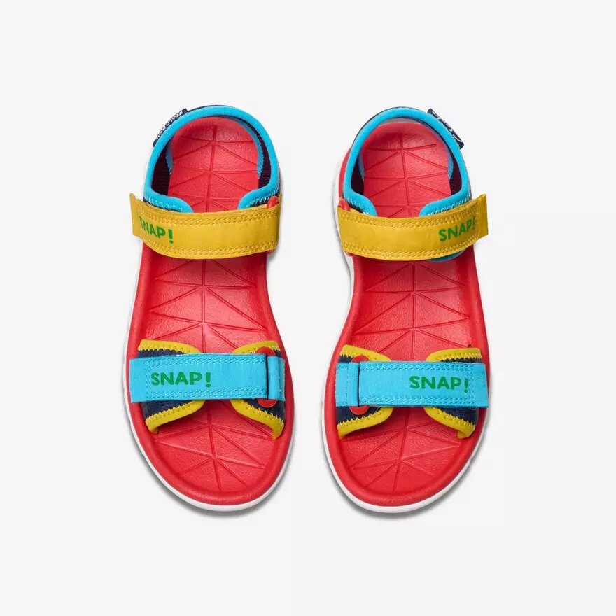 Kids Surfing Ace Navy Print Flat Sandals Us Kids Surfing Ace Navy Print Flat Sandals Us