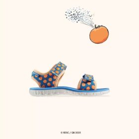 Kids Surfing Air Blue Flat Sandals Us