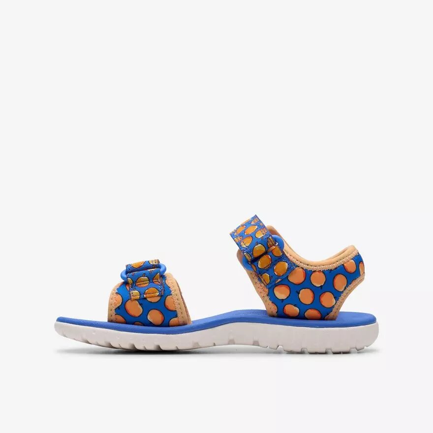 Kids Surfing Air Blue Flat Sandals Us Kids Surfing Air Blue Flat Sandals Us