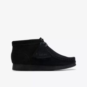 Kids Wallabee Boot Older Black Suede Boots Kids Wallabee Boot Older Black Suede Boots