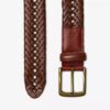 Leather Braided Belt Us Leather Braided Belt Us