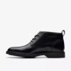 Men’s Aldwin Chukka Black Leather Boots Us