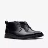 Men’s Aldwin Chukka Black Leather Boots Us