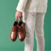 Men’s Aldwin Lace Tan Leather Oxfords