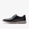 Men’s Brantin Plain Black Leather Oxfords