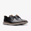Men’s Brantin Plain Black Leather Oxfords