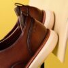 Men’s Brantin Plain Dark Tan Leather Oxfords