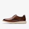 Men’s Brantin Plain Dark Tan Leather Oxfords