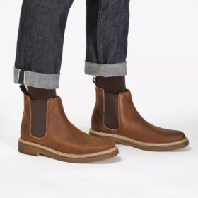 Men’s Clarkdale Easy Beeswax Leather Chelsea Boots