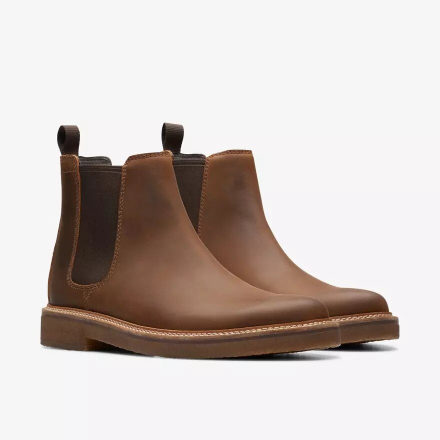 Men’s Clarkdale Easy Beeswax Leather Chelsea Boots Men’s Clarkdale Easy Beeswax Leather Chelsea Boots