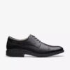 Men’s Eldredge Cap Black Leather Oxford Shoes| Clarks Men’s Eldredge Cap Black Leather Oxford Shoes| Clarks