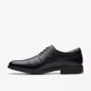 Men’s Eldredge Cap Black Leather Oxford Shoes| Clarks Men’s Eldredge Cap Black Leather Oxford Shoes| Clarks