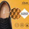 Men’s Eldredge Plain Black Leather Oxford Shoes| Clarks Men’s Eldredge Plain Black Leather Oxford Shoes| Clarks
