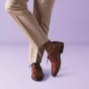 Men’s Eldredge Cap Dark Tan Leather Oxford Shoes| Clarks Men’s Eldredge Cap Dark Tan Leather Oxford Shoes| Clarks