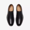 Men’s Eldredge Plain Black Leather Oxford Shoes| Clarks Men’s Eldredge Plain Black Leather Oxford Shoes| Clarks