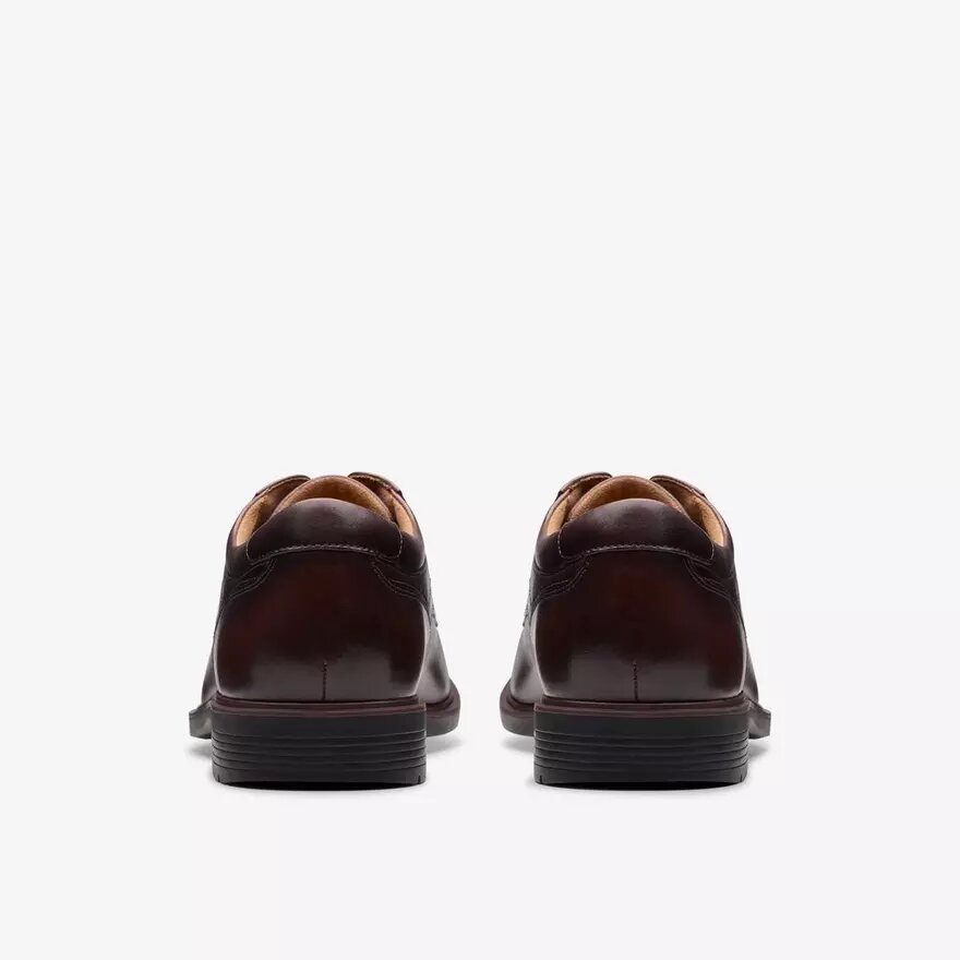 Men’s Eldredge Plain Dark Brown Leather Oxford Shoes| Clarks Men’s Eldredge Plain Dark Brown Leather Oxford Shoes| Clarks