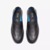 Men’s Flexway Step Black Leather Loafers