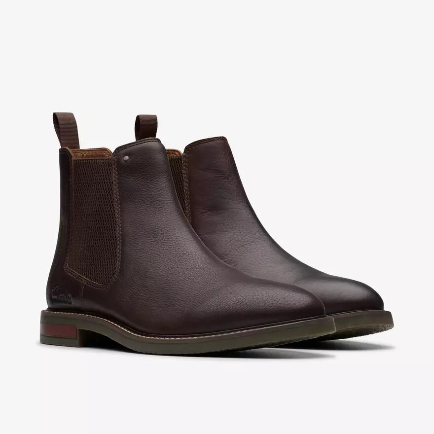Men’s Jaxen Easy Brown Tumbled Chelsea Boots Men’s Jaxen Easy Brown Tumbled Chelsea Boots
