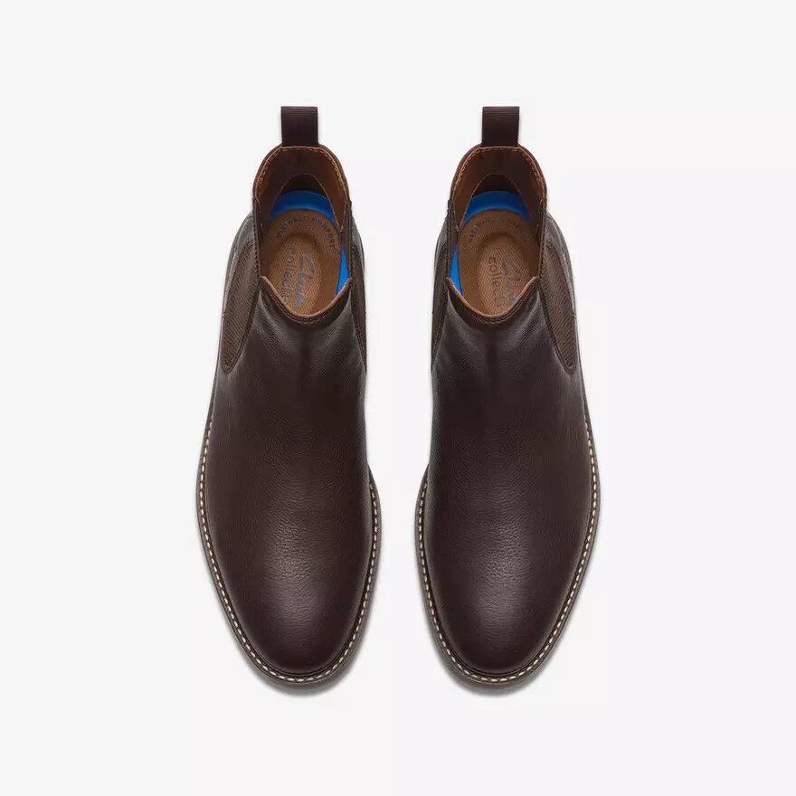 Men’s Jaxen Easy Brown Tumbled Chelsea Boots Men’s Jaxen Easy Brown Tumbled Chelsea Boots