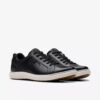 Men’s Mapstone Lace Black Leather Sneakers