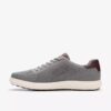 Men’s Mapstone Lace Grey Knit Sneakers