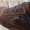 Men’s Mapstone Lace Mahogany Leather Sneakers Men’s Mapstone Lace Mahogany Leather Sneakers