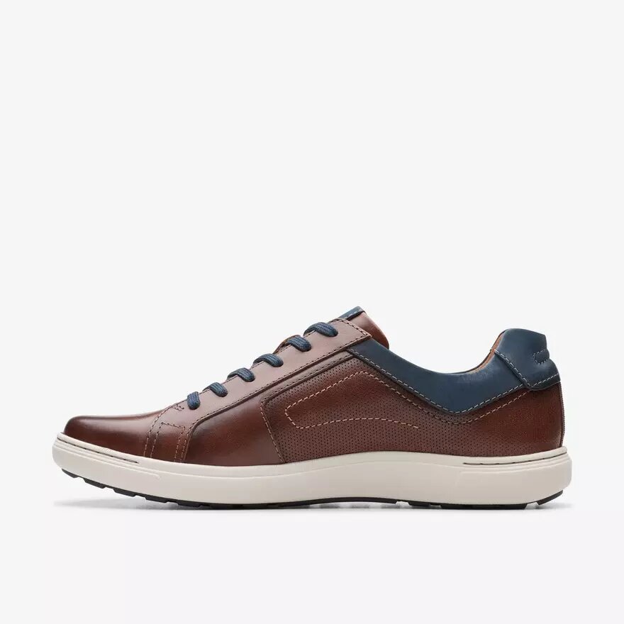 Men’s Mapstone Lace Mahogany Leather Sneakers Men’s Mapstone Lace Mahogany Leather Sneakers