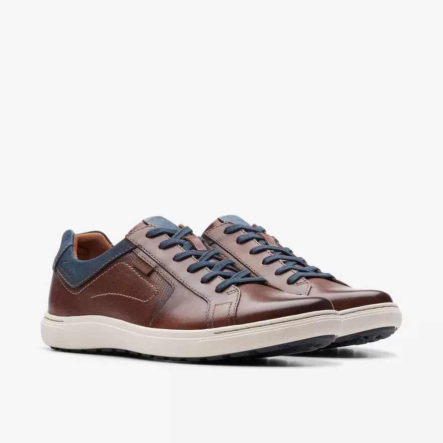 Men’s Mapstone Lace Mahogany Leather Sneakers Men’s Mapstone Lace Mahogany Leather Sneakers