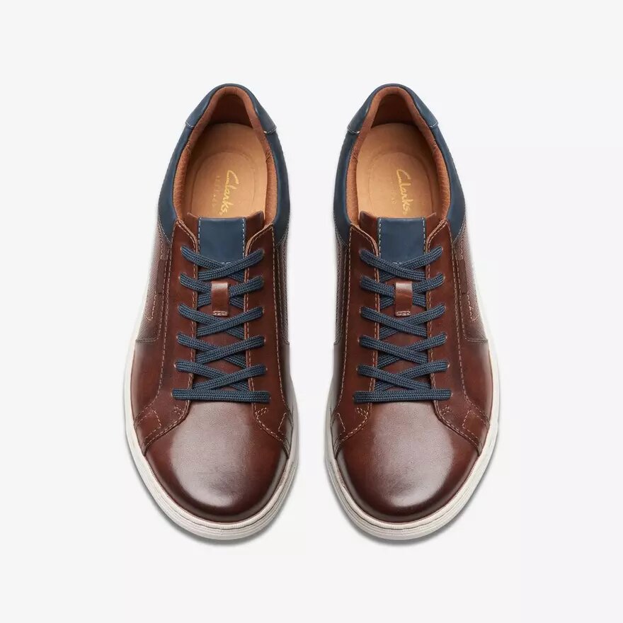 Men’s Mapstone Lace Mahogany Leather Sneakers Men’s Mapstone Lace Mahogany Leather Sneakers